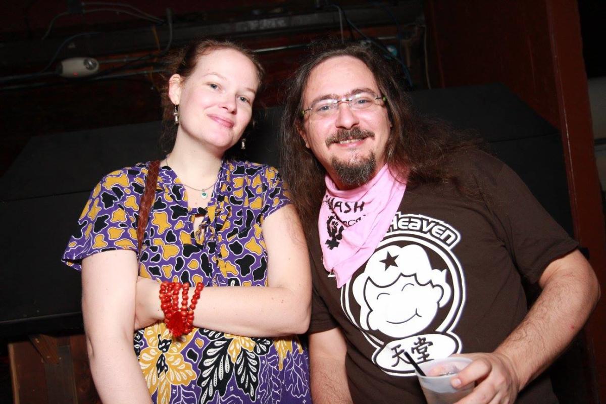 Seeing our first drag show together, October 2015