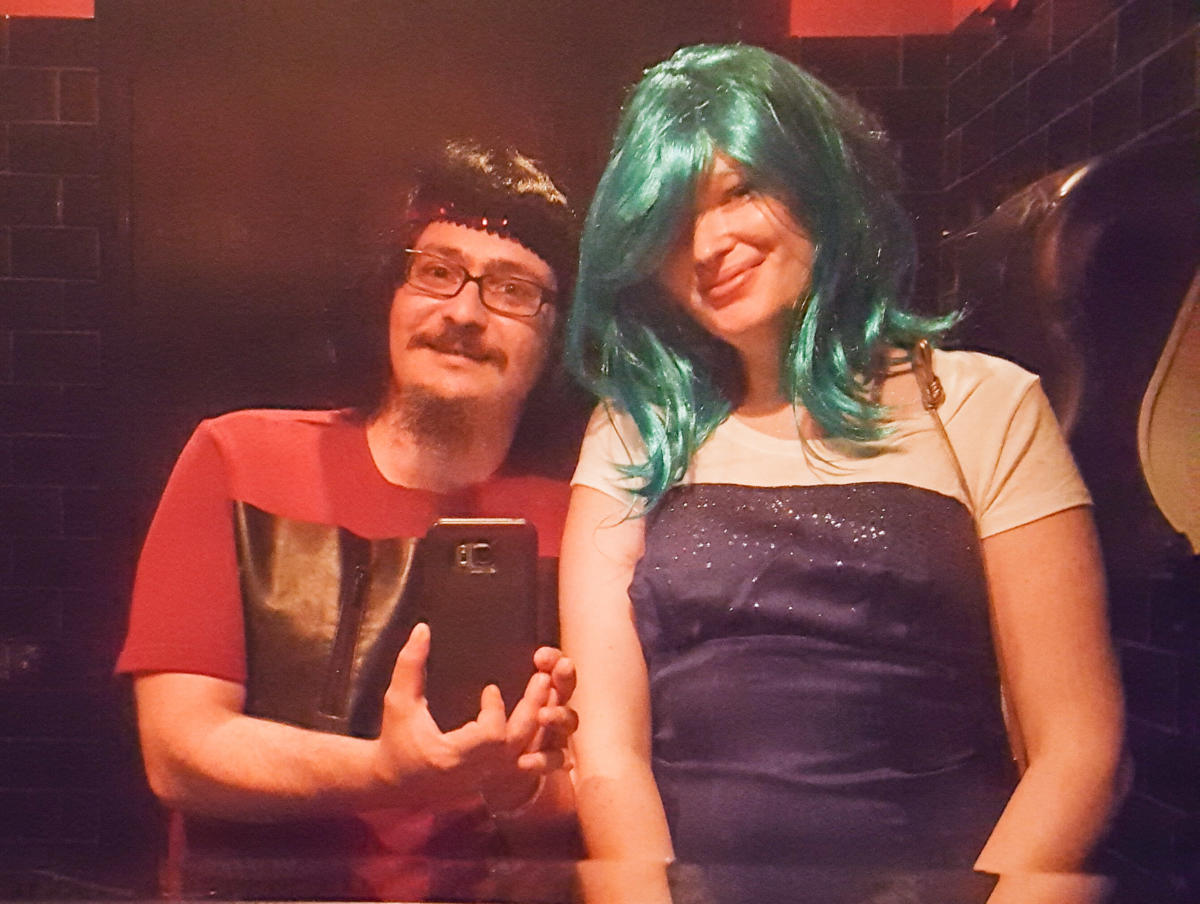 At a costume ball, September 2016